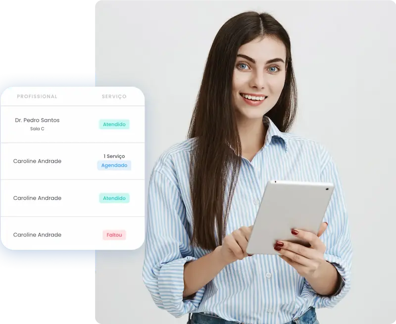 imagem de uma pessoa sorrindo