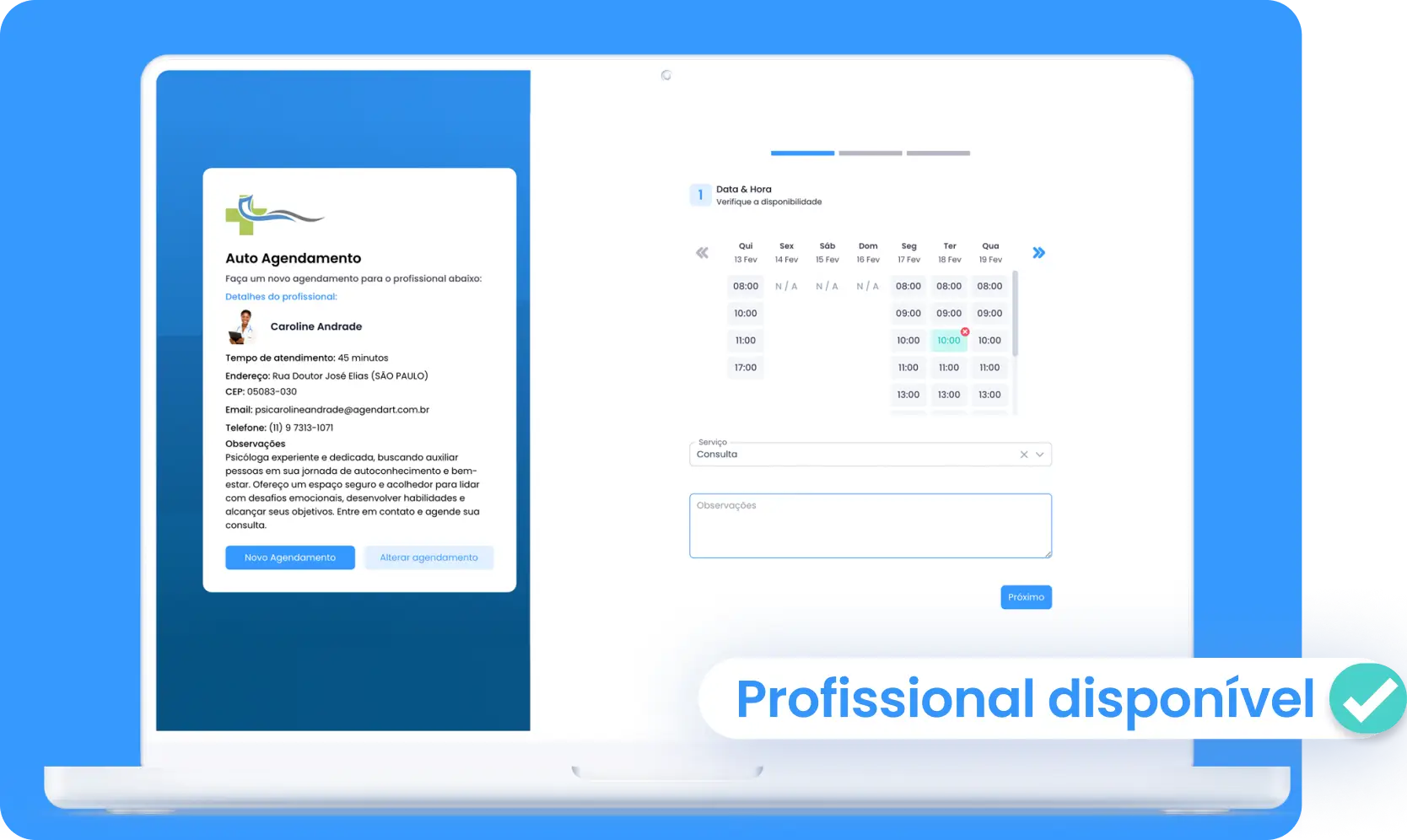 Imagem da seção agenda